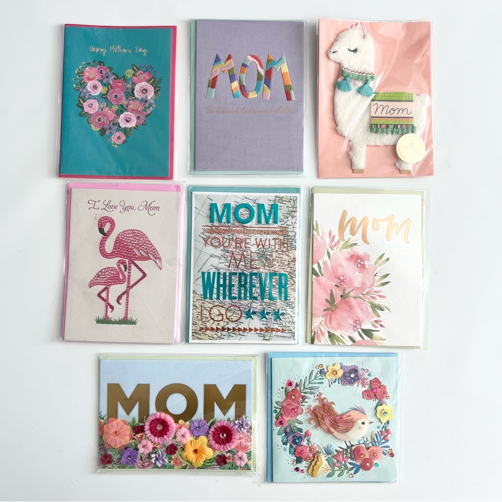 Papyrus Mothers Day Cards Lot Of 8 NEW